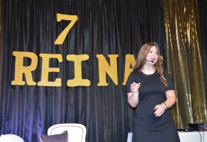 “7 Reinas”: Alicia Pregno participó de las charlas de motivación destinadas a mujeres