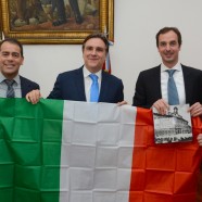 El vicegobernador Martín Llaryora recibió al diputado italiano Mario Borghese